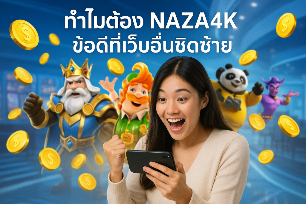 ทำไมต้อง NAZA4K ข้อดีที่เว็บอื่นชิดซ้าย